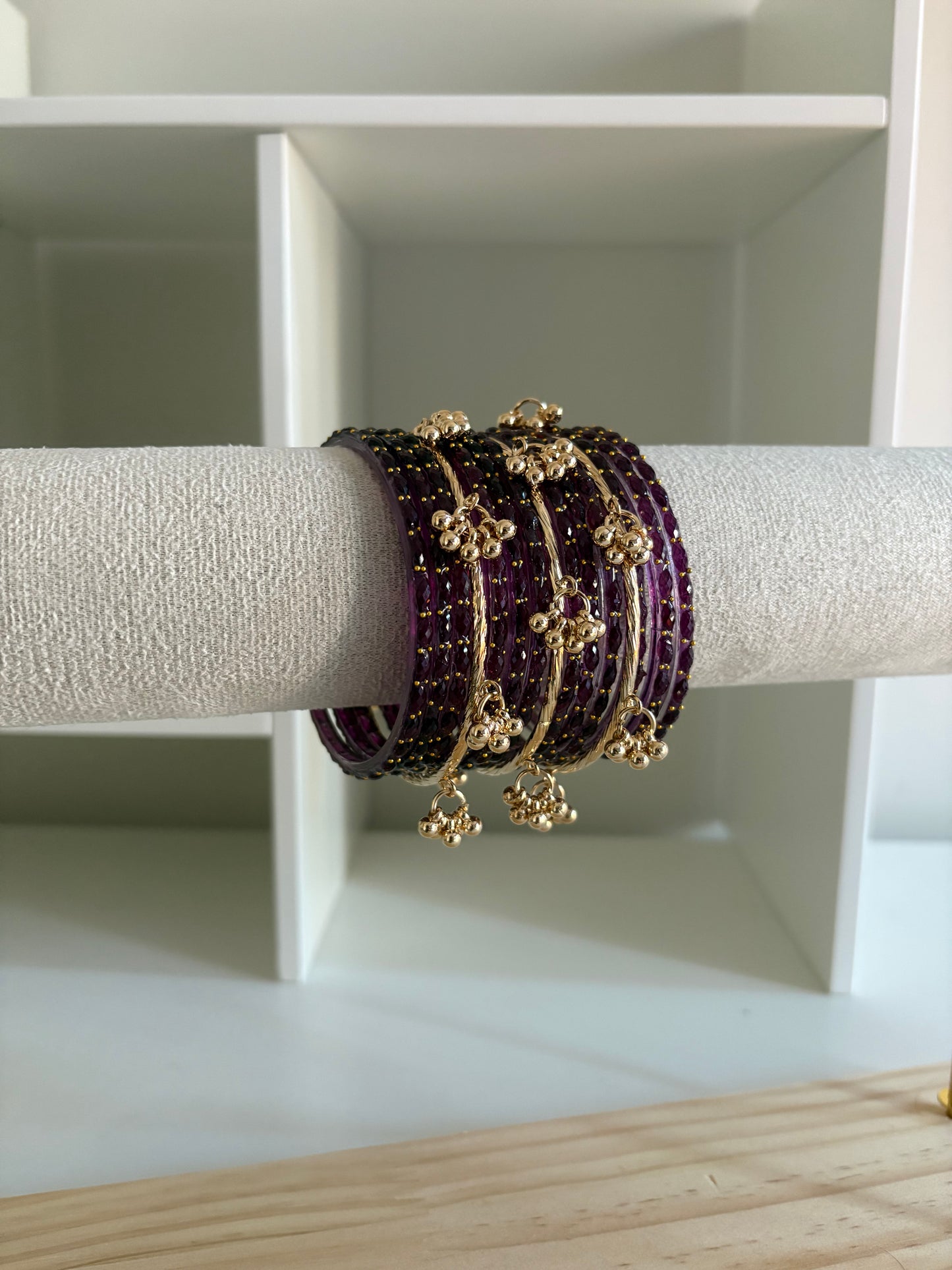 Plum Kashmiri Bangles