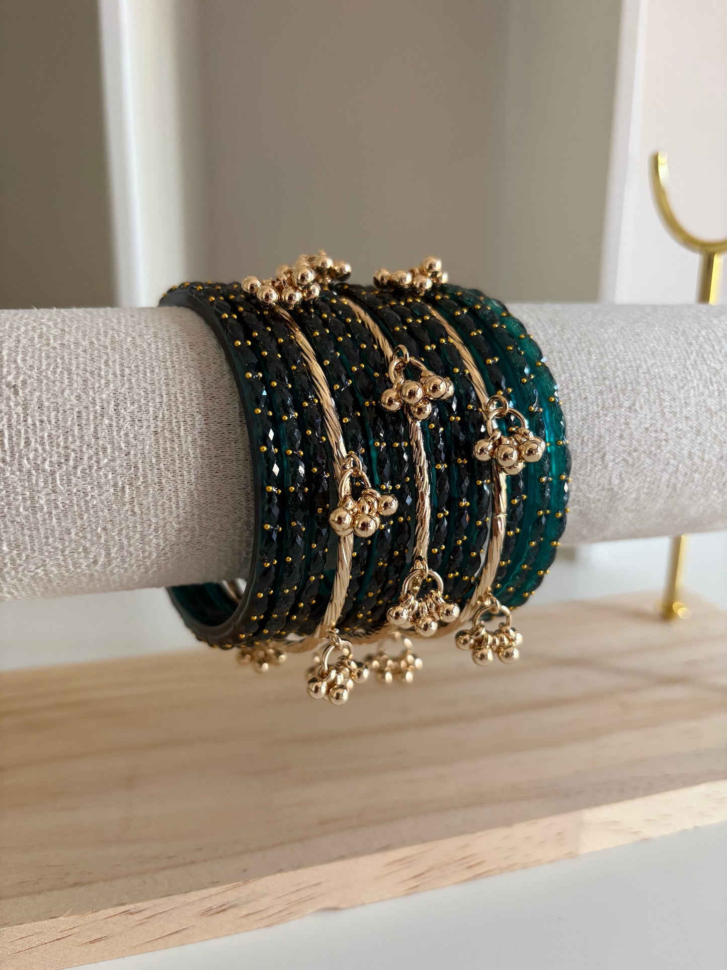 Emerald Kashmiri Bangles