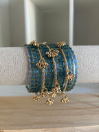 Pastel Blue Kashmiri Bangles