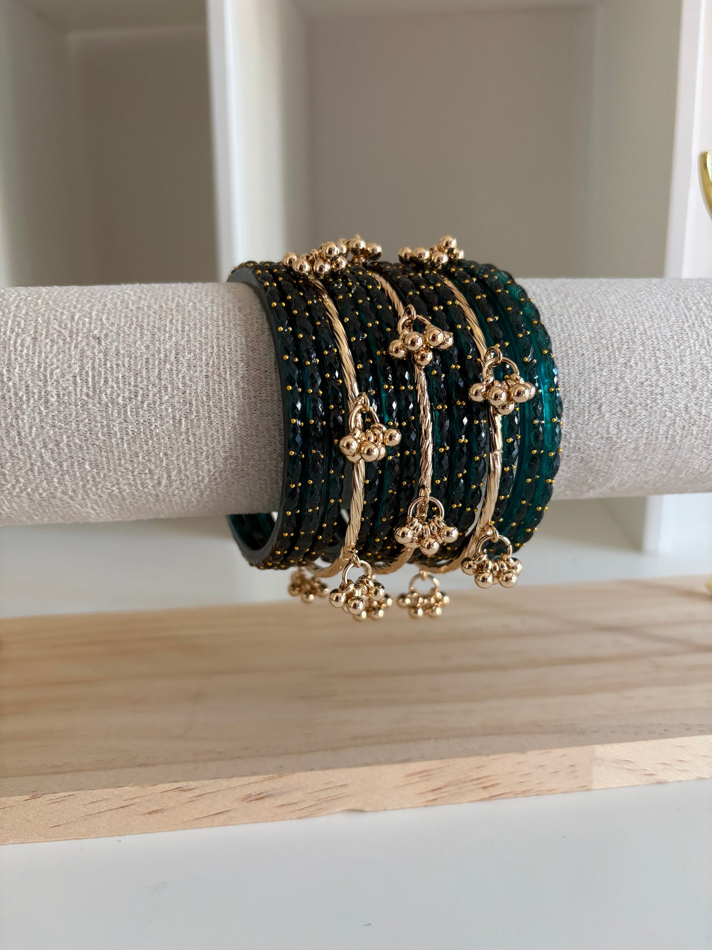 Emerald Kashmiri Bangles