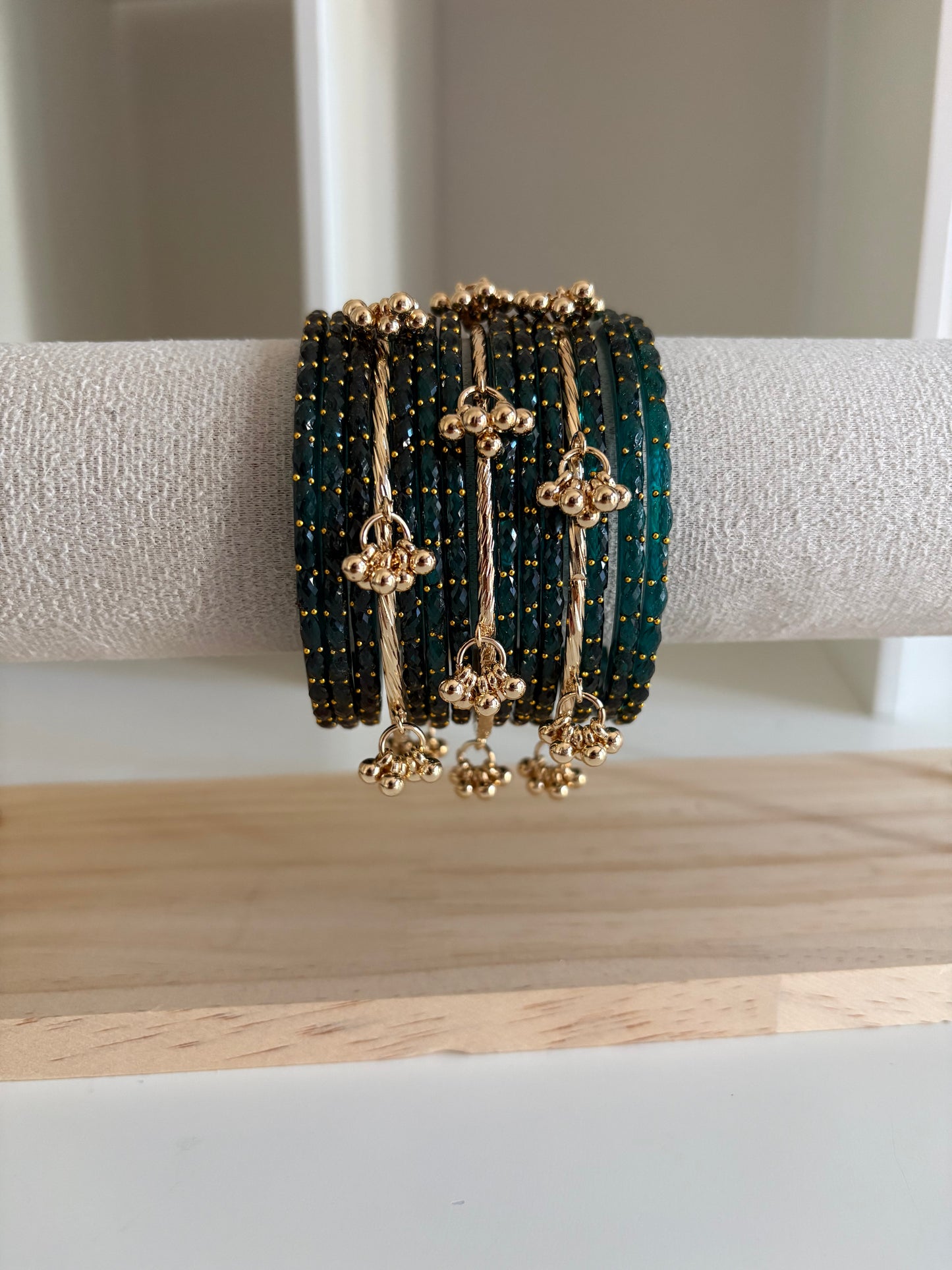 Emerald Kashmiri Bangles