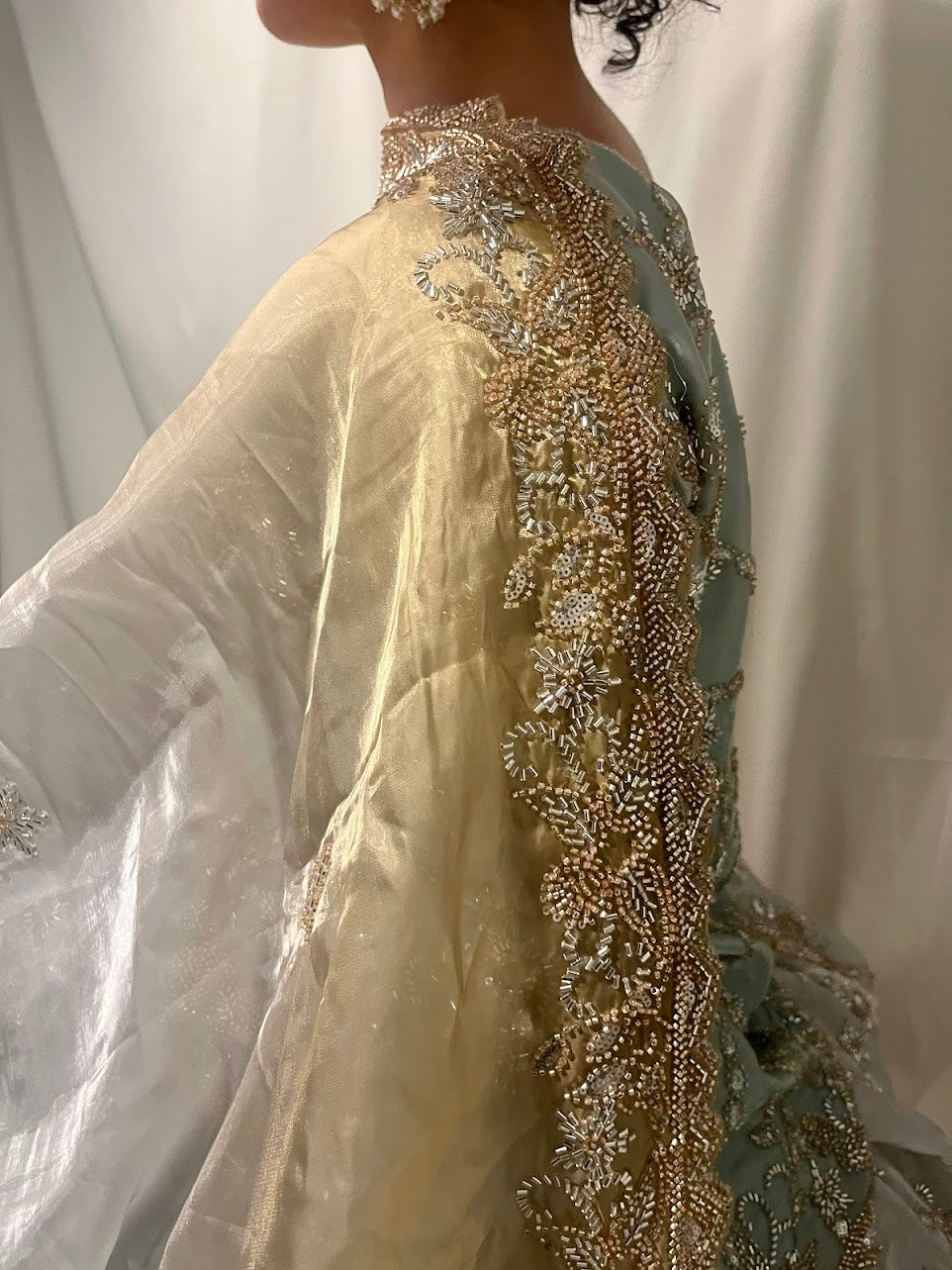 Light Blue Gulbahaar Lehenga