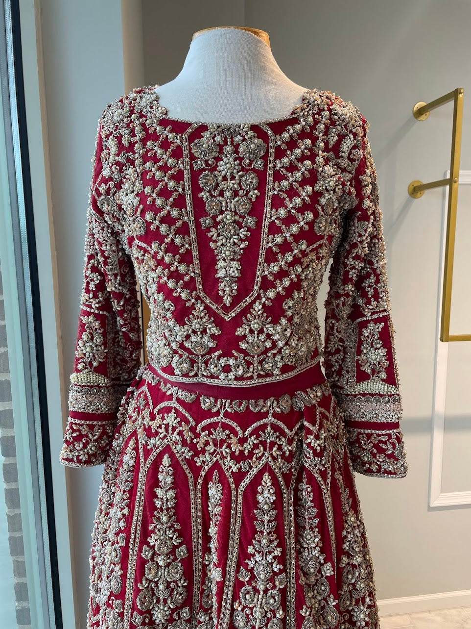 Red Bridal Lehenga