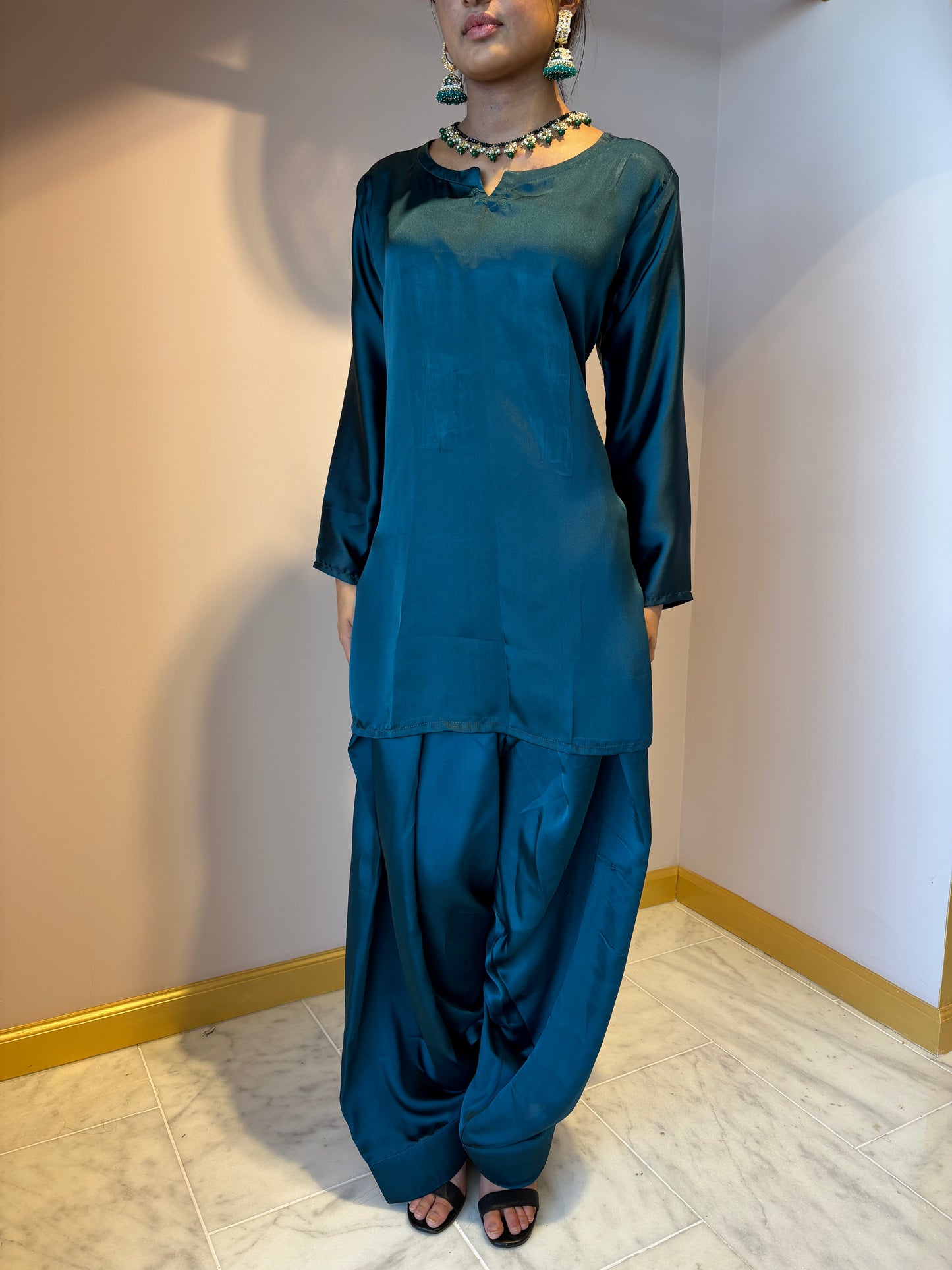 Turquoise Farsi Shalwar