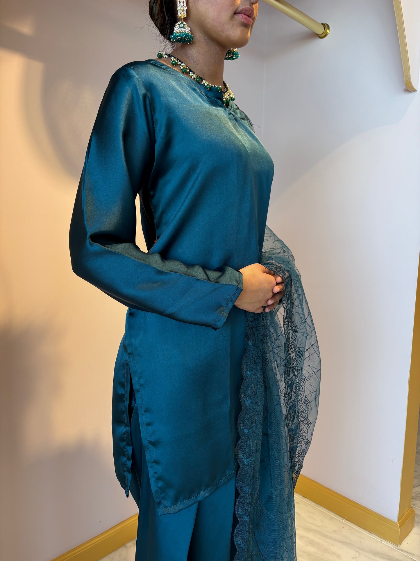 Turquoise Farsi Shalwar