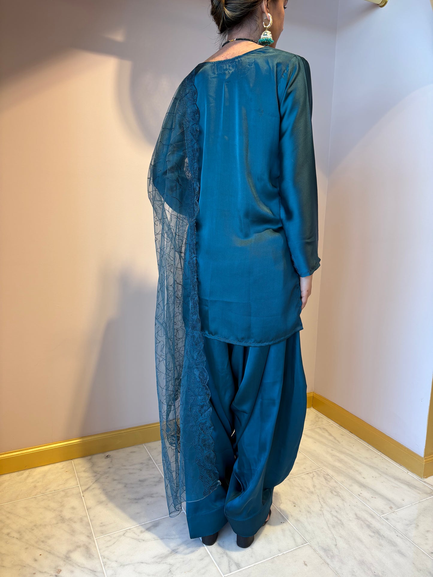 Turquoise Farsi Shalwar
