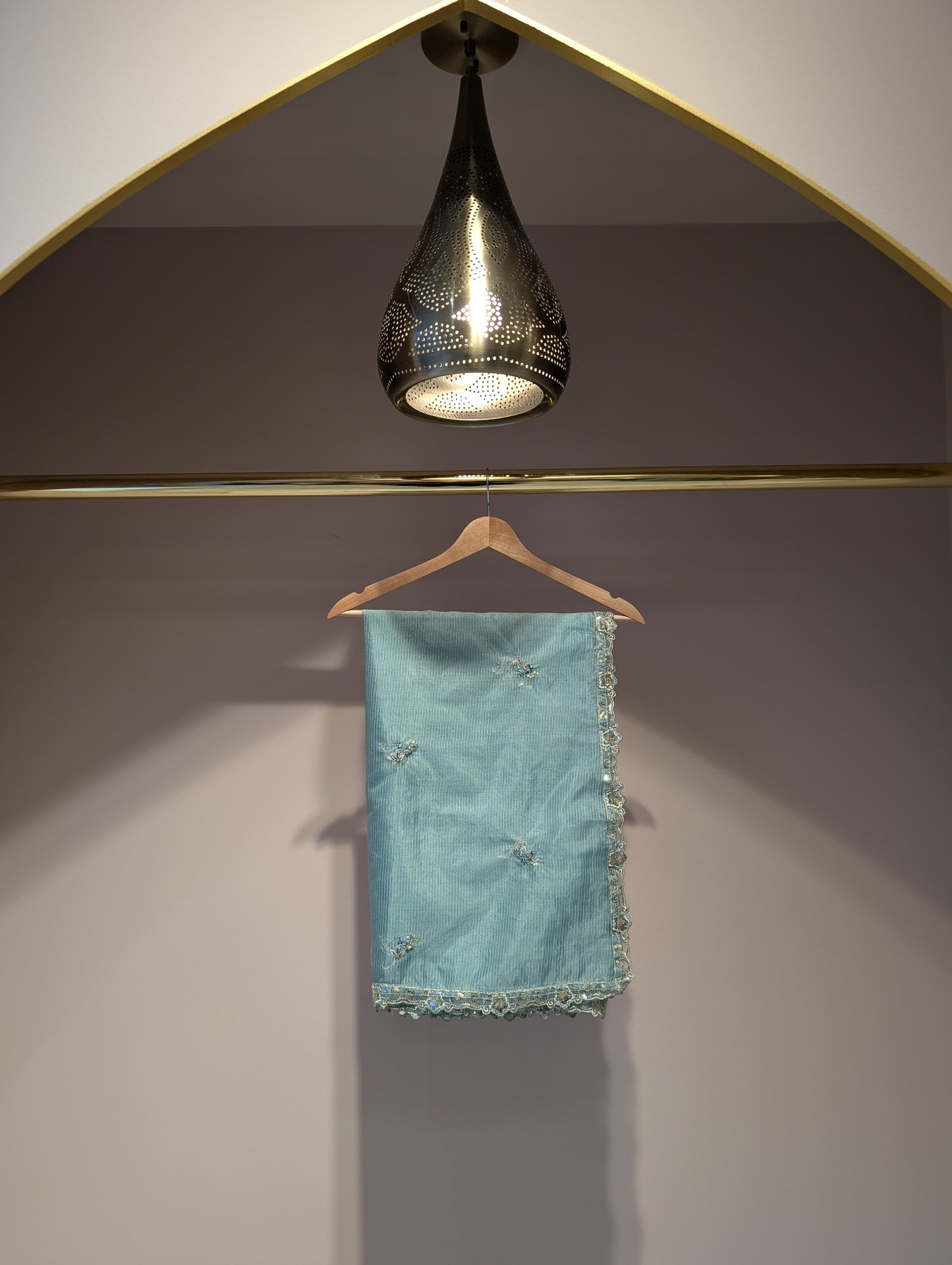 Teal Sharara Dress