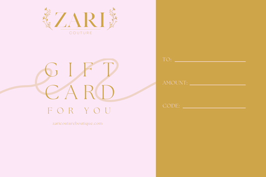 Zari Couture Gift Card