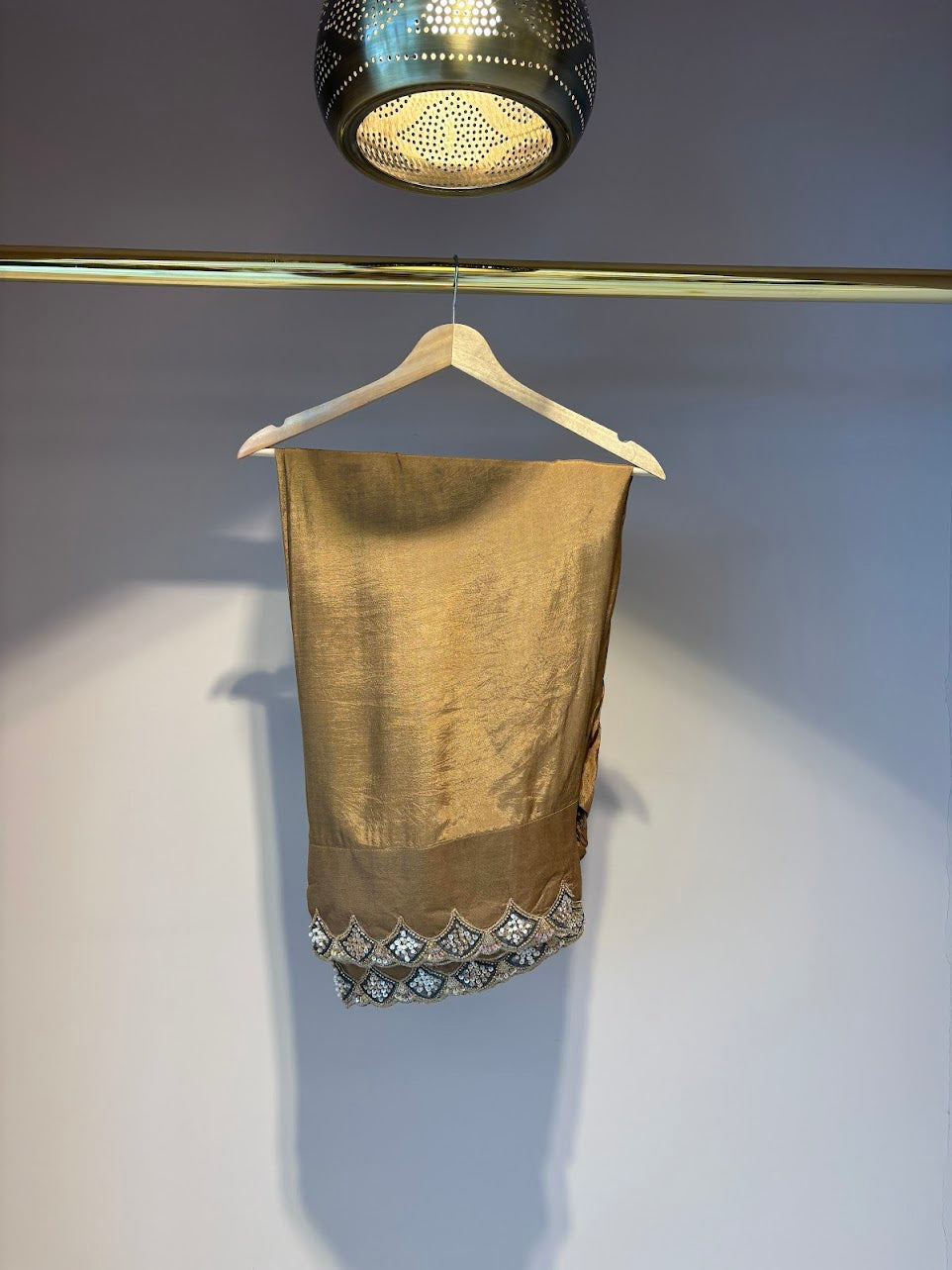 Brown Farshi Shalwar - Mah-E-Noor
