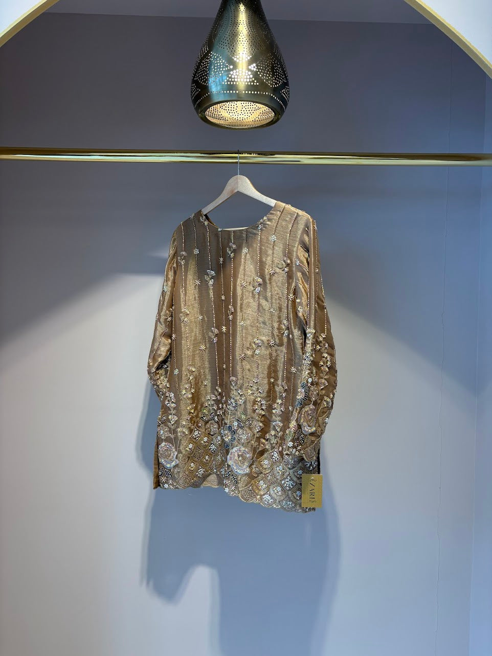 Brown Farshi Shalwar - Mah-E-Noor