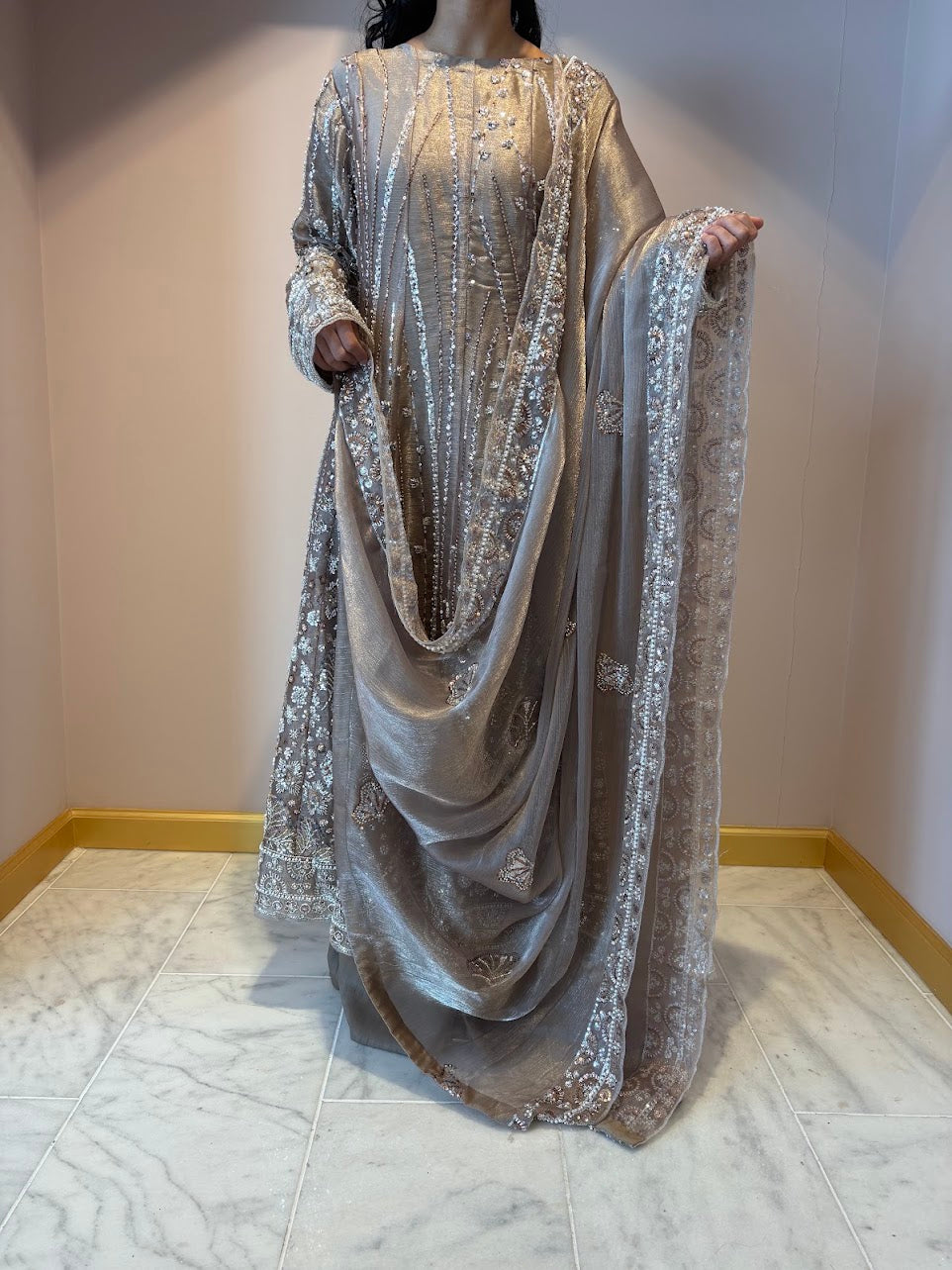Champagne | Magnolia Anarkali