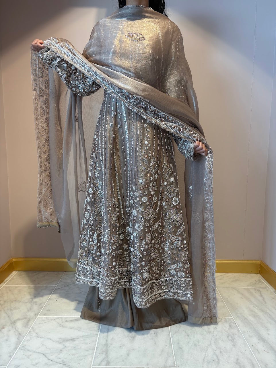 Champagne | Magnolia Anarkali
