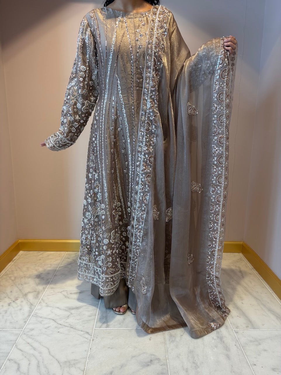 Champagne | Magnolia Anarkali