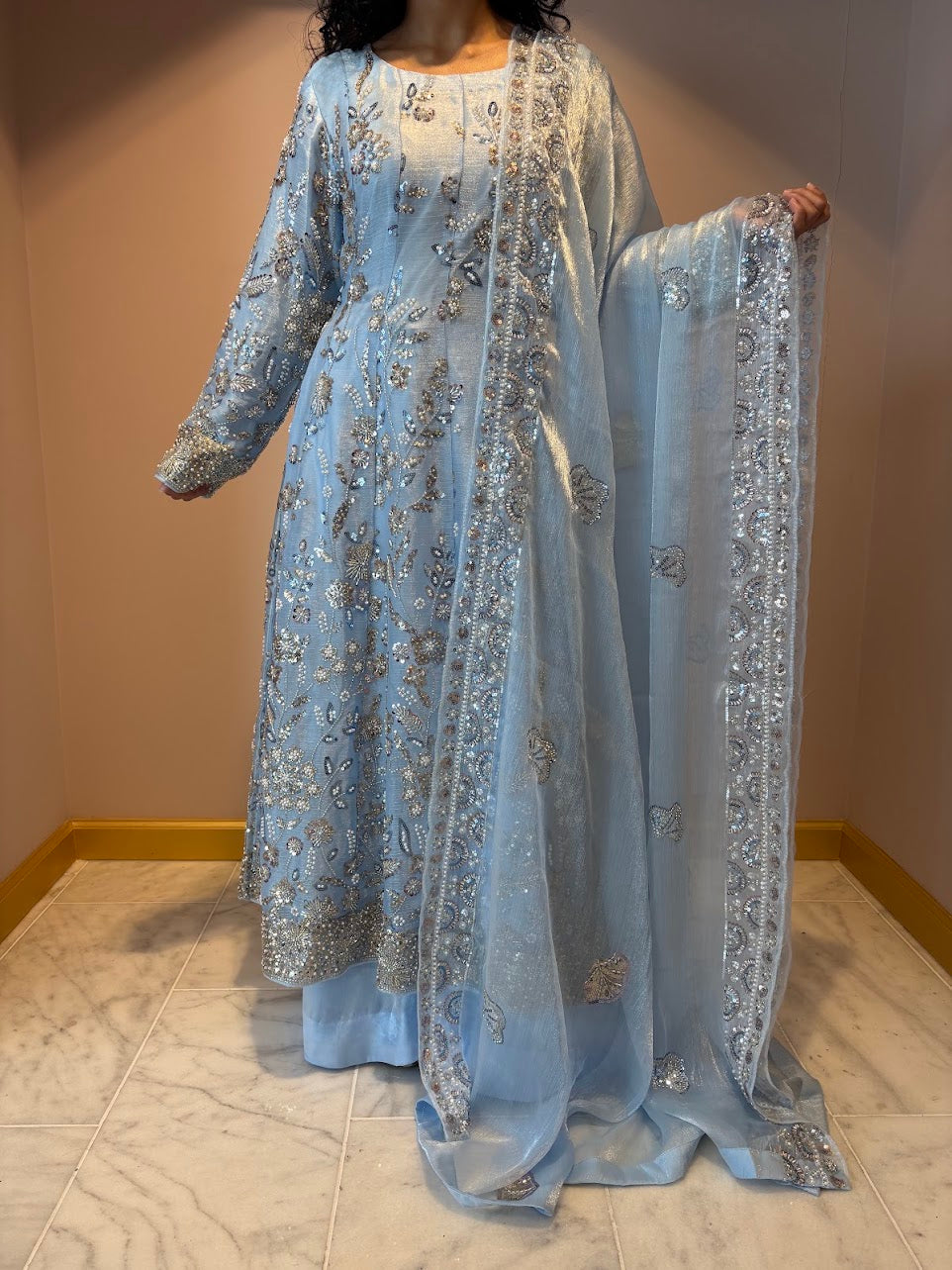 Floral Mist | Magnolia Anarkali