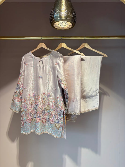 Light Pink Farshi Shalwar - Mah-E-Noor