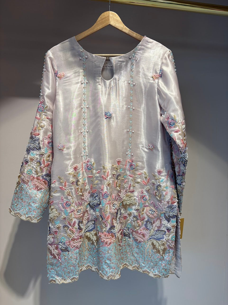 Light Pink Farshi Shalwar - Mah-E-Noor