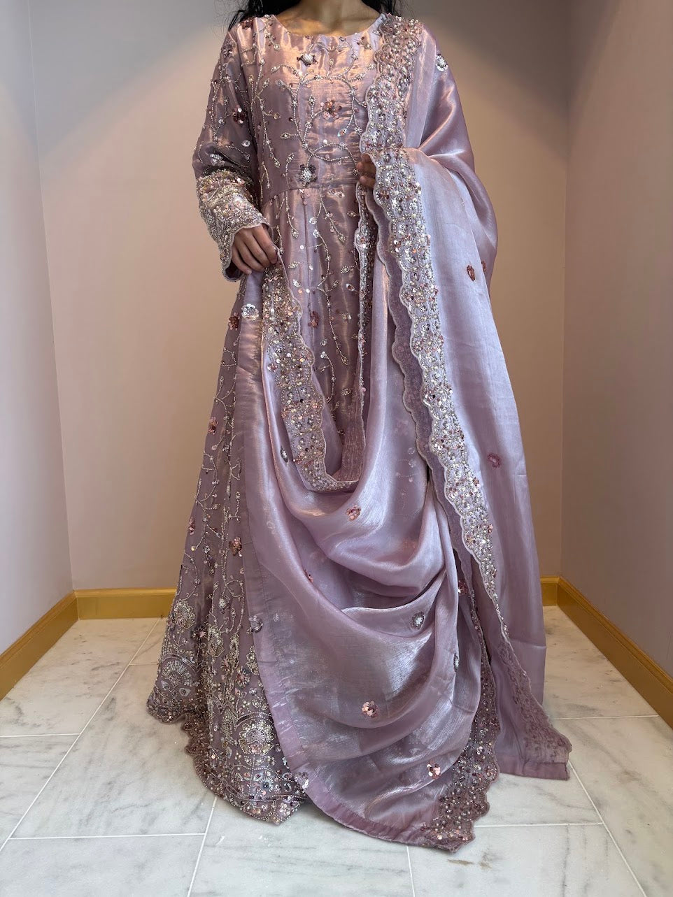 Mauve Zeenat Maxi Gown