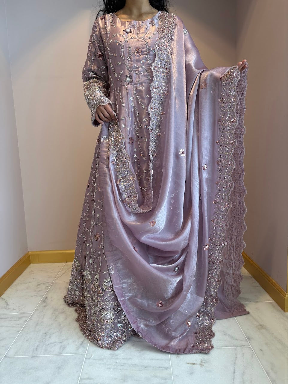 Mauve Zeenat Maxi Gown