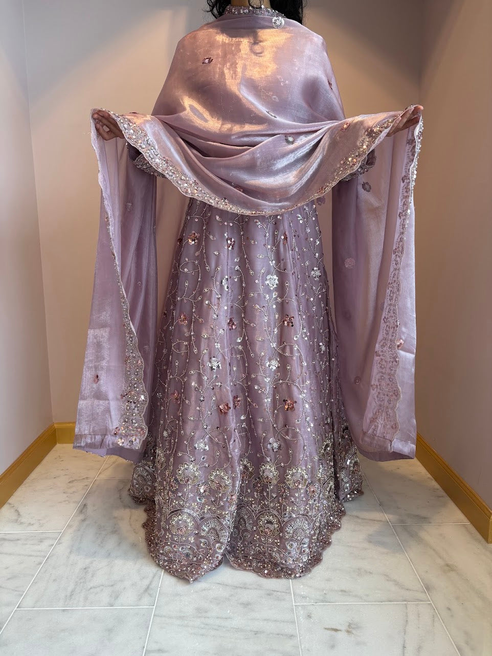 Mauve Zeenat Maxi Gown