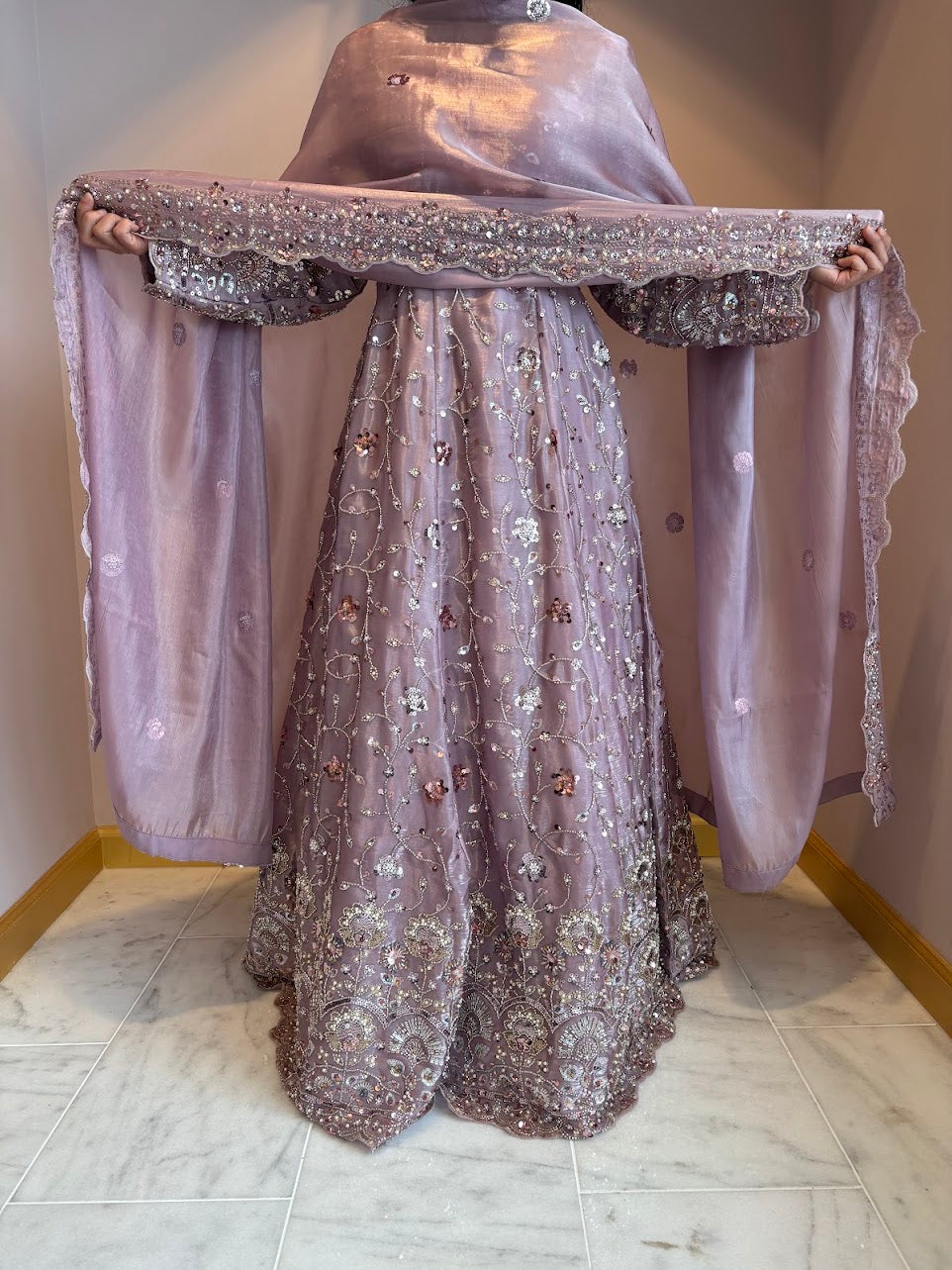 Mauve Zeenat Maxi Gown