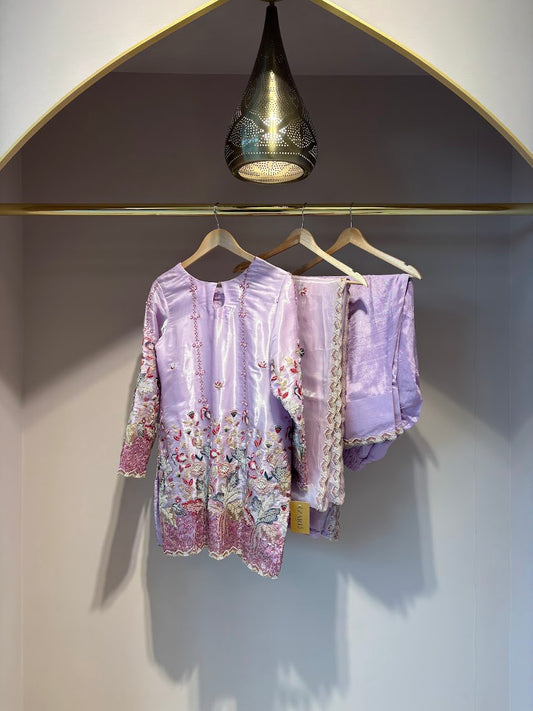 Pink Farshi Shalwar - Mah-E-Noor
