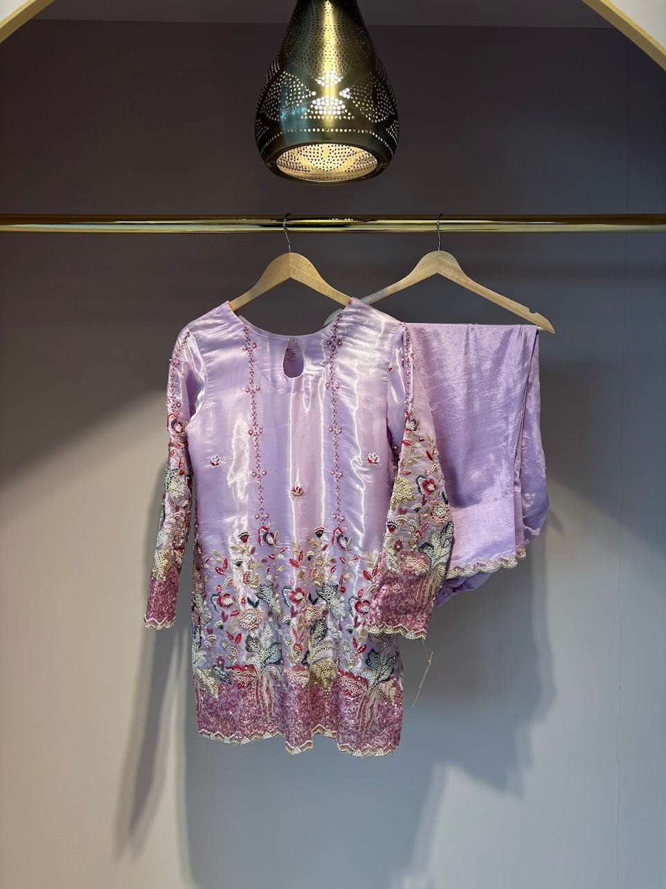 Pink Farshi Shalwar - Mah-E-Noor