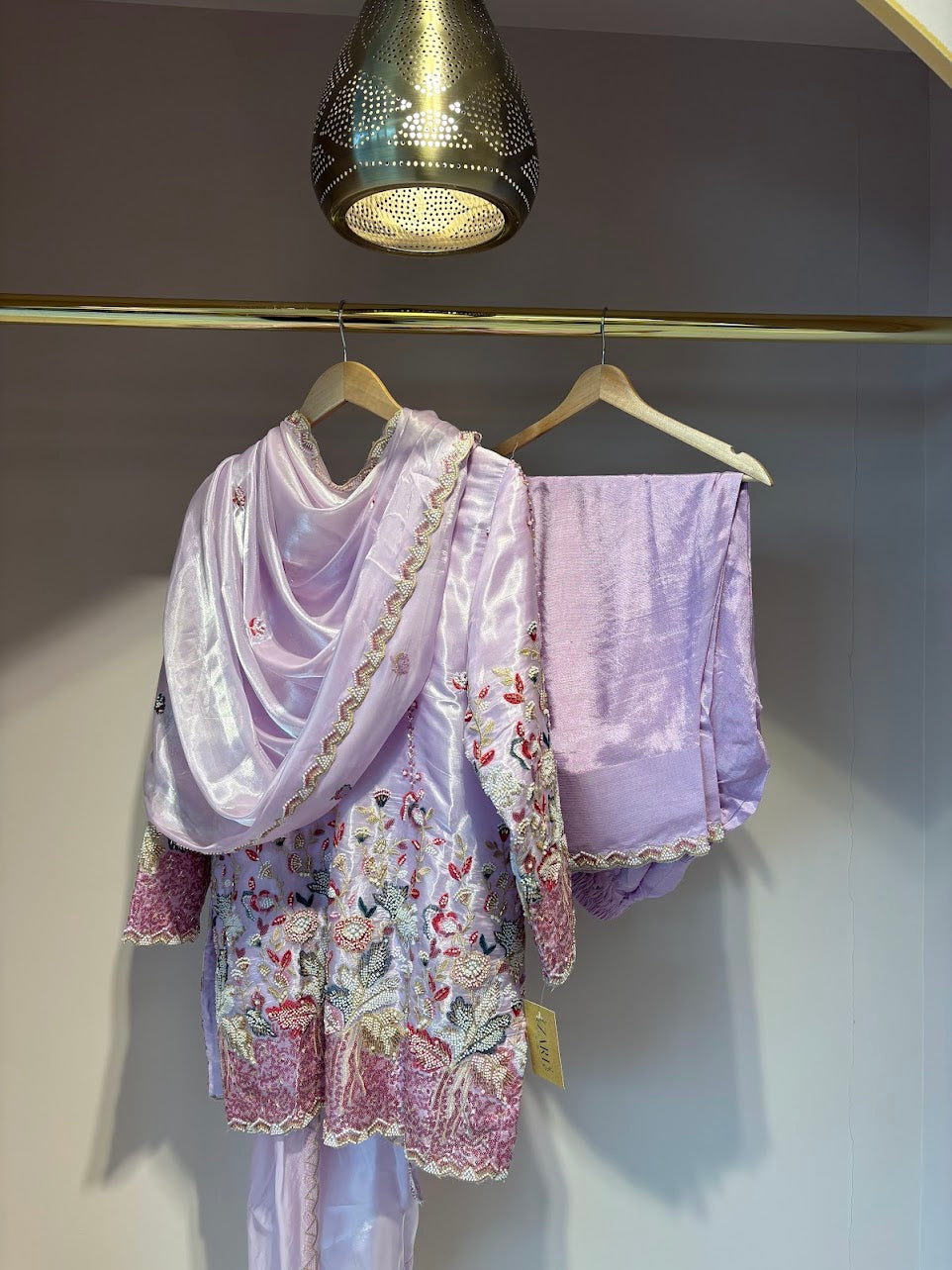 Pink Farshi Shalwar - Mah-E-Noor