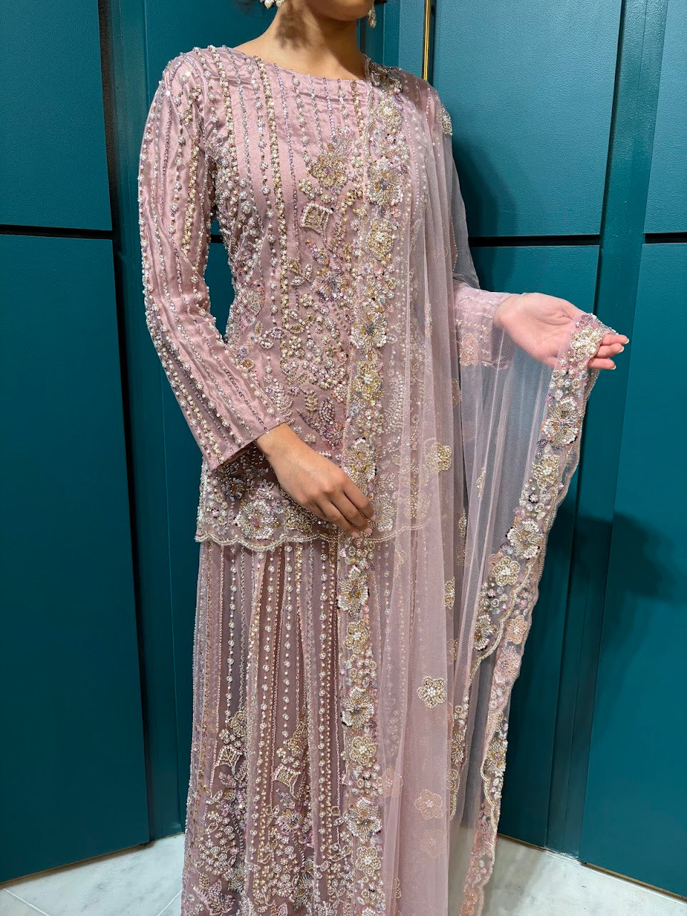 Pink Wedding Wear Lehenga
