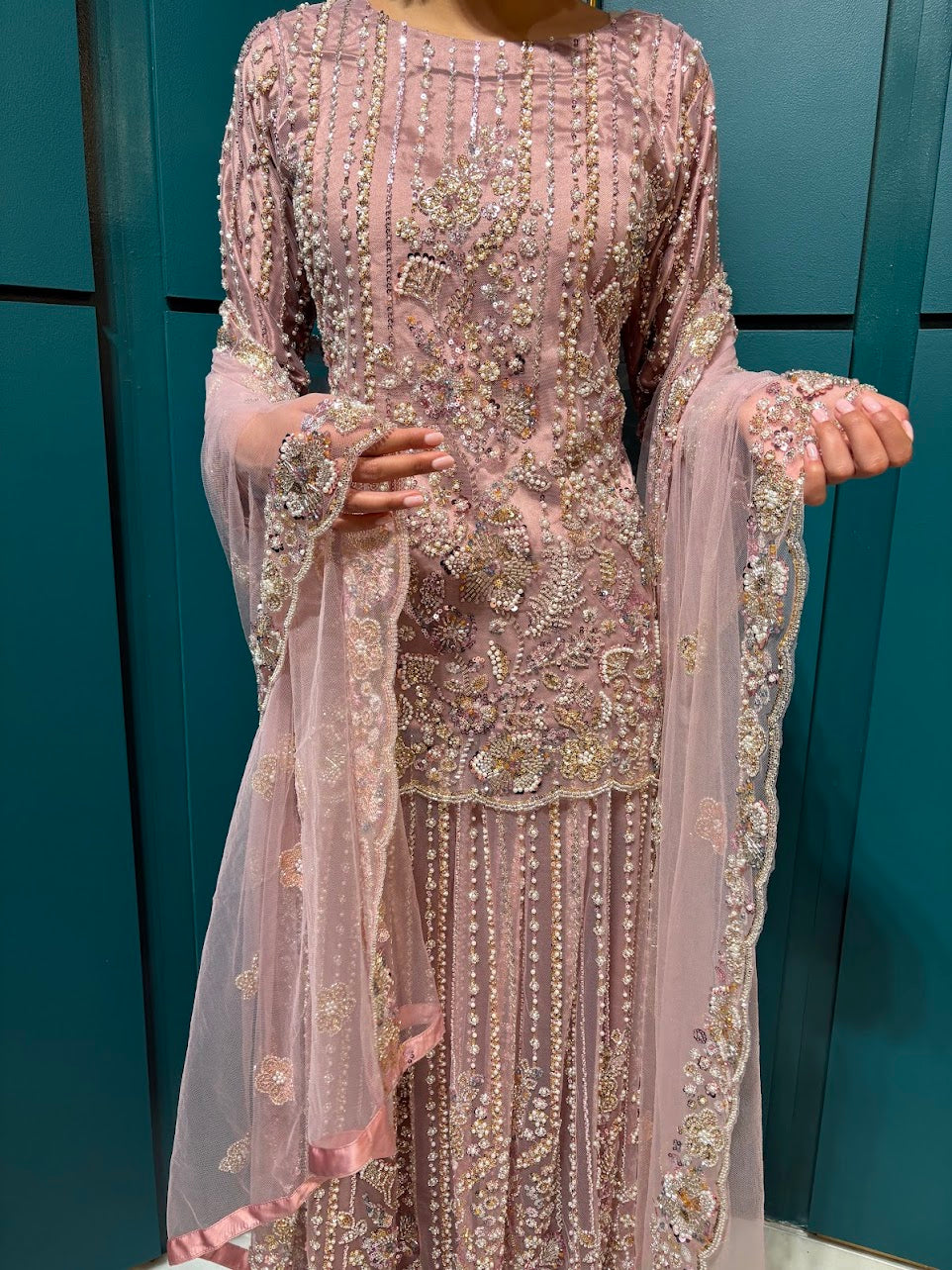 Pink Wedding Wear Lehenga