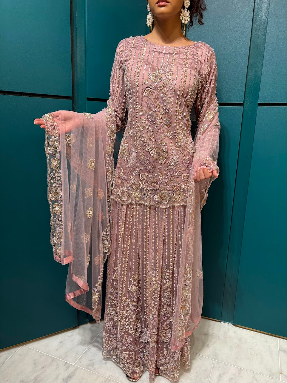 Pink Wedding Wear Lehenga