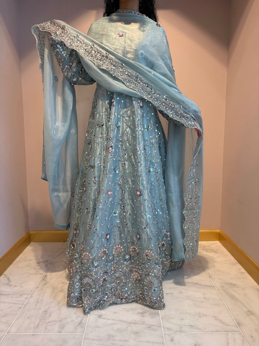 Teal Green Zeenat Maxi Gown