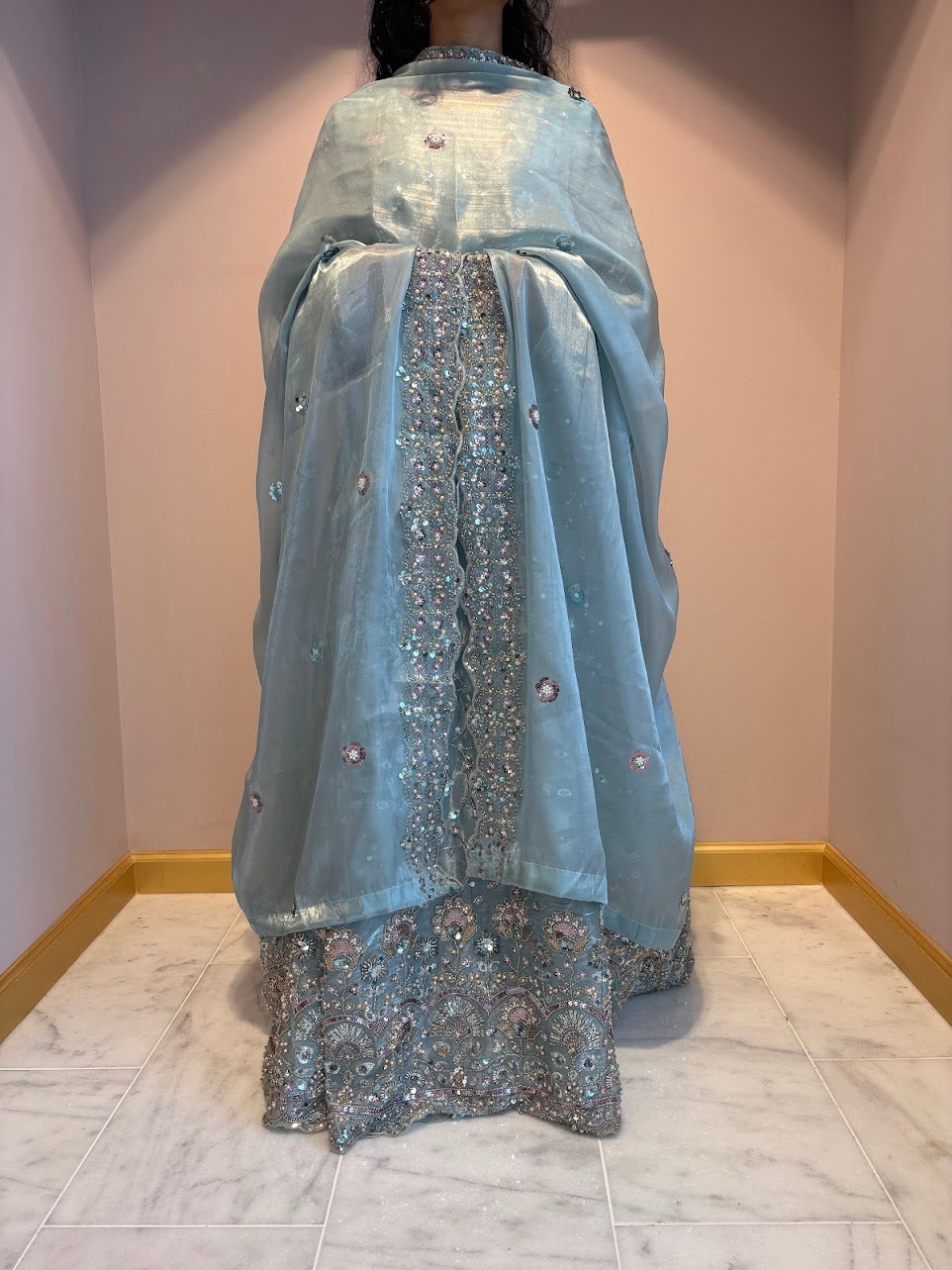 Teal Green Zeenat Maxi Gown