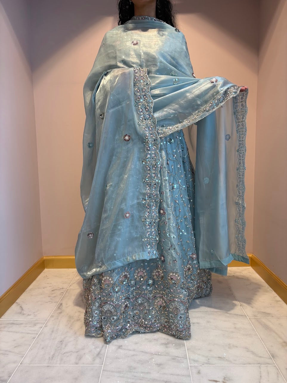 Teal Green Zeenat Maxi Gown