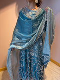 Teal A-line Wedding Maxi